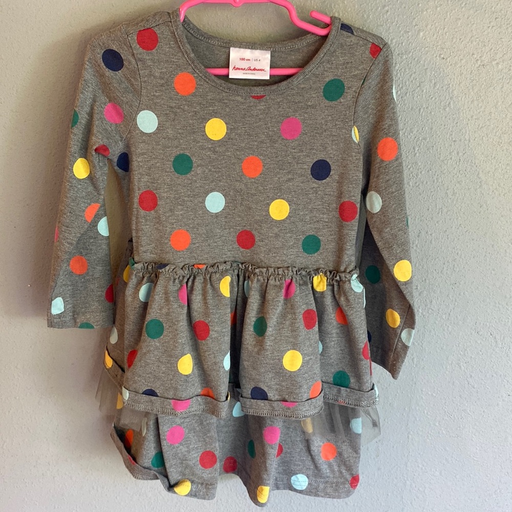 Hanna Andersson ruffle dress size 4/100